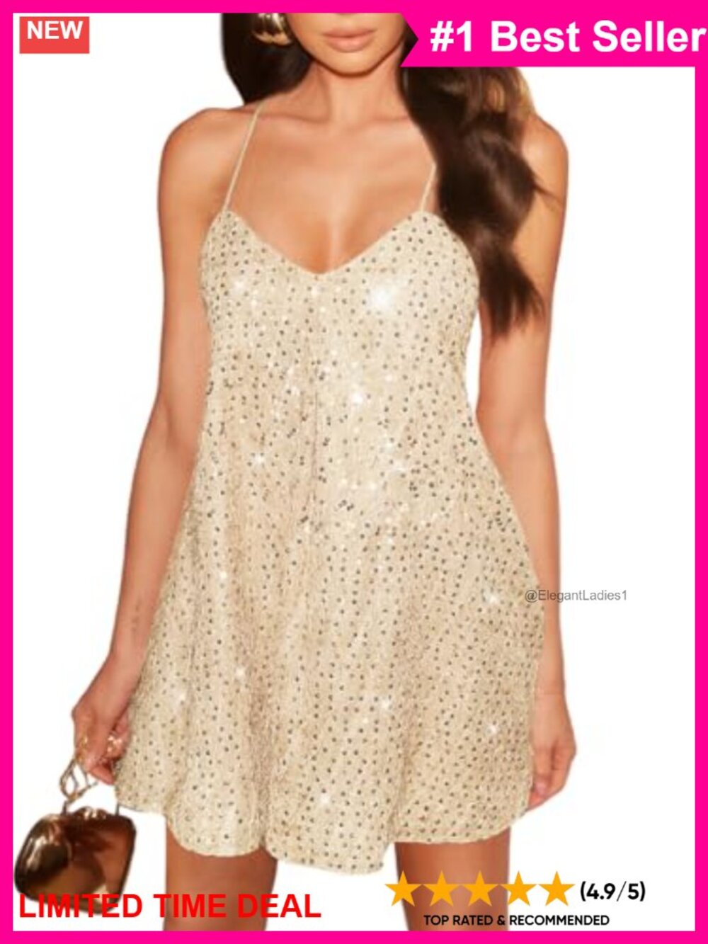 Feather Sequin Mini Dress Spaghetti Strap Backless Sparkly Party Outfit